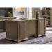 The Twillery Co.® Hana Corner Executive Desk w/ Built in Outlets Wood in Brown | 30 H x 68 W x 30 D in | Wayfair 7F4003019DC8436CB442CE816D0178EF