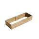 Gro Garden Products Wooden Raised Garden Bed - 90cm L x 240cm W x 46cm H Large Wooden Planters for Vegetables, Herbs, or Flowers - Garden Trough Planter - Planter Box with FSC Tanalised Timber
