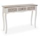 Versa - Tropical Meuble d'Entrée Étroit pour Entrée ou Couloir, Table console, avec 3 tiroirs,