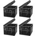 4X Fireproof File Box File Storage Box Fireproof Storage File Cabinet with Lock Portable