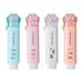 4 PCS Kawaii Push-Pull Design S Claw Eraser Portable Rubber Eraser Children S School Office Supplies