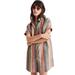 Madewell Dresses | Madewell Striped Summer Dress | Color: Blue/Orange | Size: S