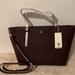 Tory Burch Bags | Nwt Tory Burch Emerson Zip Top Tote | Color: Black | Size: 12” X 16” X 9.5”