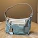Nine West Bags | Nine West Small Shoulder Bag, 12”X7” | Color: Cream/Green | Size: 12”X7”, 8” Handle Opening