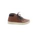 Crown & Ivy Sneakers: Brown Color Block Shoes - Women's Size 4 - Closed Toe