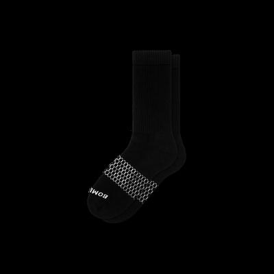 Men's Solids Calf Sock - Black - Extra Large - Bombas