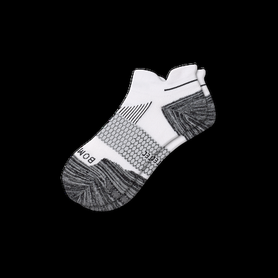 Women's Running Ankle Socks - White - Large - Bombas