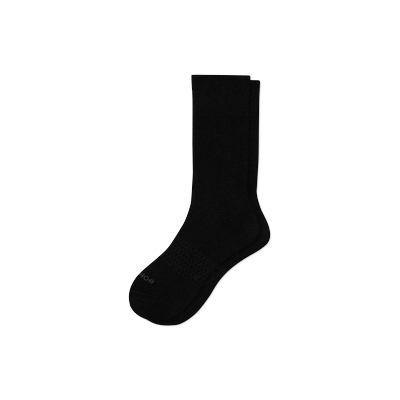 Men's Dress Calf Sock - Black - Extra Large - Bombas