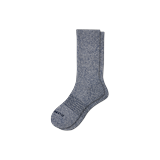 Men's Marl Calf Socks - Navy Cream - Medium - Bombas
