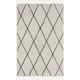 Hochflor-Teppich MYFLAIR MÖBEL & ACCESSOIRES "Moroccan Diamond" Teppiche Gr. B/L: 160 cm x 230 cm, 24 mm, 1 St., schwarz-weiß (weiß, schwarz) Esszimmerteppiche