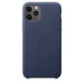 Apple Official iPhone 11 Pro Leather Case - Midnight Blue