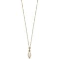 Elements Gold Diamond and Opal Pendant - Yellow Gold