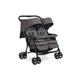 Joie Aire Twin Stroller with 2 Footmuffs - Dark Pewter