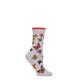 Ladies 1 Pair Thought Butterfly Organic Cotton Socks Pebble Grey 4-7 Ladies