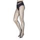 1 Pair Black Anguria Spotted Tights Ladies Extra Large - Trasparenze