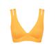 Ladies 1 Pack Sloggi Zero Feel Flow Bralette Burnt Apricot Medium