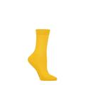 Ladies 1 Pair Falke Climawool Recycled Yarn Socks Yellow 7-8 Ladies