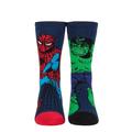Mens 1 Pair SOCKSHOP Heat Holders Marvel 1.6 TOG Lite Hulk and Spider-Man Thermal Socks Navy 6-11 Mens