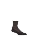 Mens 1 Pair Falke TK2 Wool Short Trekking Socks Charcoal 42-43