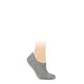 Ladies 1 Pair Falke CosyShoe Shorter Cut Virgin Wool Home Socks Light Grey 7-8 Ladies