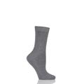 1 Pair Grey Cosy Wool and Cashmere Socks Ladies 5.5-8 Ladies - Falke