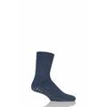 Mens 1 Pair Falke Homepads Dark Blue Melange 35-38