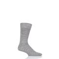 1 Pair Natural Light Grey of London Plain Alpaca Socks Unisex 11-13 Unisex - SOCKSHOP of London