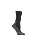 1 Pair Black TK2 Medium Volume Ergonomic Cushioned Trekking Socks Ladies 5.5-6.5 Ladies - Falke