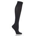 1 Pair Black Strong Leg Energizer Compression Socks Ladies 5.5-6.5 Ladies (Calf Width 35-40cm) - Falke