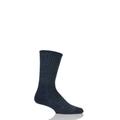 1 Pair Navy Comfort Trekker Socks For All Day Trekking and Hiking Men's 9-11.5 Mens - Bridgedale