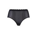 1 Pack Black Zero Feel Seamfree Lace High Waist Briefs Ladies Medium - Sloggi