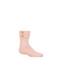 Boys and Girls 1 Pair Falke Cable Button Recycled Materials Socks Blossom 9-11.5 Kids (4-6 Years)
