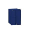 Silverline Executive 2 Drawer Foolscap Filing Cabinet with Security Bar - Blue