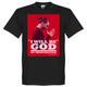 Zlatan God of Manchester T-shirt - Black - XS