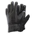 Mens Soft Sheep Skin Genuine Leather Gloves (L/XL) (Black)