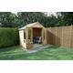 Forest Garden 7x5 Oakley Overlap Apex Pressure Treated Summerhouse