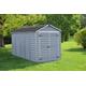 Palram-Canopia 6x12 Skylight Polycarbonate Shed (Grey)