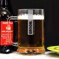 Personalised Tankard For The Groom Gifts
