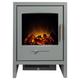 Adam Grey Freestanding Electric Stove Fire - Bergen