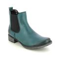 Remonte D4375-12 Peesicha Turquoise Leather Womens Chelsea Boots