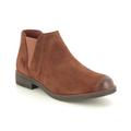 Clarks 388674d Demi Beat Tan Suede Womens Chelsea Boots