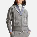 Polo Ralph Lauren Women's Zip Up Hooded Top - Dark Vintage Heather