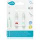 Nuvita Sonic Clean&Care Replacement Brush Heads battery-operated sonic toothbrush replacement heads for babies Sonic Clean&Care Small Red/Green 3 m+ 2