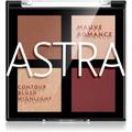 Astra Make-up Romance Palette contouring palette for the face shade 03 Mauve Romance 8 g