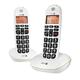 Doro DECT White Big Button Cordless Phone (2 Pack)