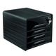 CEP Smoove Secure 4 Drawer Module with Lock Black 7-311S Black