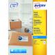 Avery Quick DRY Parcel Labels Inkjet 8 per Sheet 99.1x67.7mm White Ref