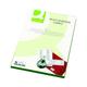 Q-Connect Multipurpose Copier Labels 105x37mm 16 Per Sheet White Pack