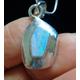 Australian Opal Pendant in Solid Sterling With Blue & Green Color Play On 18