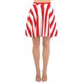 Red & White Striped Skater Skirt Christmas Mainz Carnival Clothing